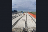 В регионе началось бетонирование конструкций моста на пути к аэропорту Толмачево по нацпроекту БКД