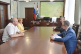 Новый начальник Сибирского таможенного управления представлен Губернатору Новосибирской области