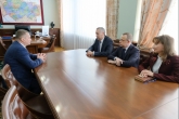 Губернатор провёл рабочую встречу с новым начальником Главного управления Минюста России по Новосибирской области