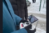 Квадрокоптеры вылетели на проверку уборки новосибирских кровель от наледи и сосулек
