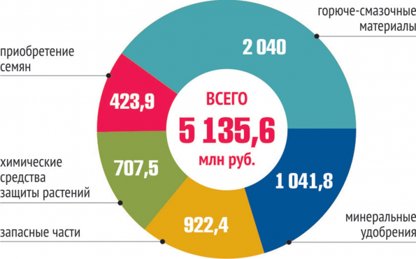 Затраты на проведение весенне-полевых работ 2018 года в НСО