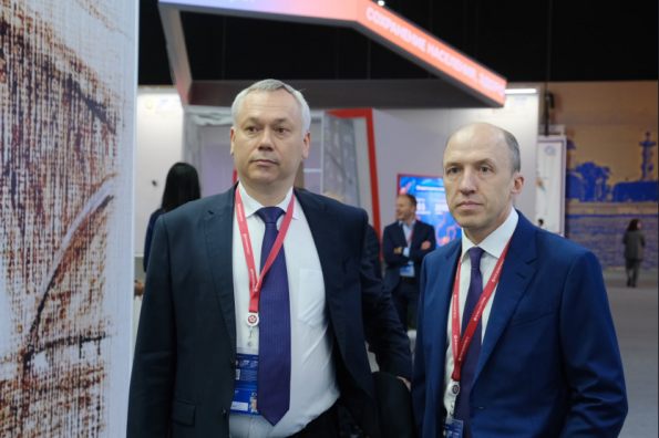 Делегация Новосибирской области начала работу на юбилейном XXV Петербургском экономическом форуме
