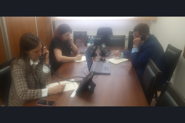 В общественной приемной Губернатора проведена «прямая телефонная линия»