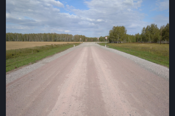 Дорожники региона в Татарском районе сделали безопасным школьный маршрут благодаря нацпроекту
