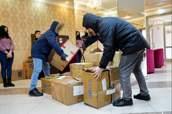 В регионе прошла гуманитарная акция для беженцев, прибывших в Новосибирскую область