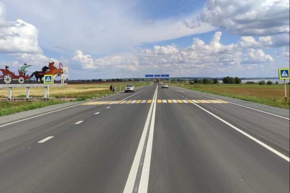 В Новосибирской области по нацпроекту БКД полностью отремонтировали одну из самых загруженных автодорог