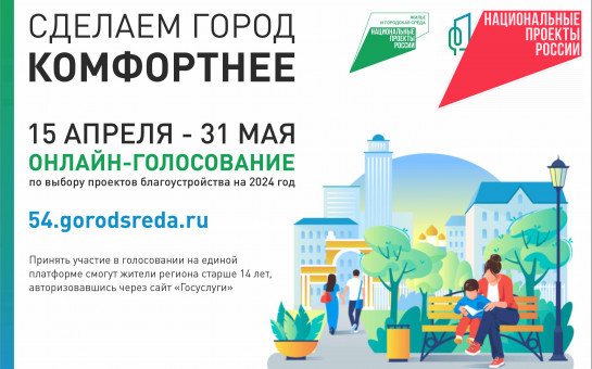 В Новосибирской области стартует голосование по выбору пространств для благоустройства