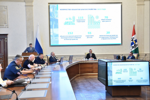 Губернатор Андрей Травников: Объёмы работ по благоустройству в Новосибирской области просто колоссальные