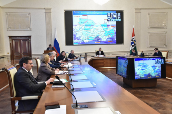Андрей Травников обозначил задачи по подготовке региона к прохождению паводка