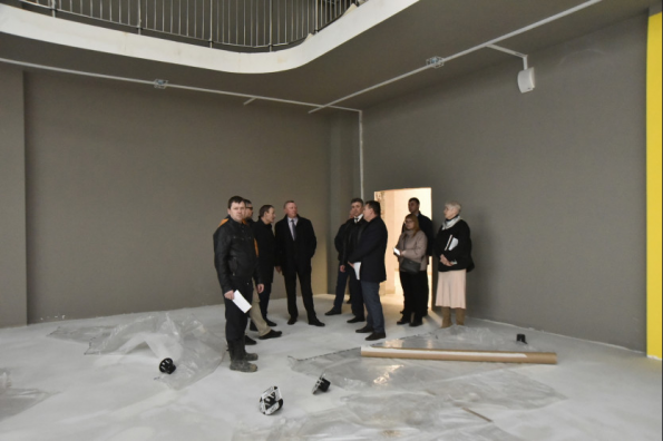 На финишную прямую вышло строительство нового здания лицея 185 по нацпроекту в Новосибирске