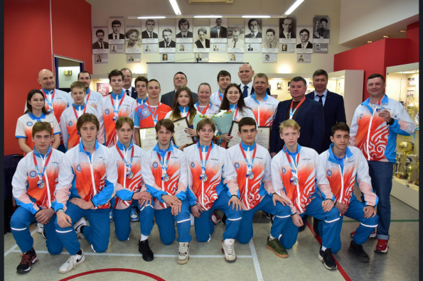 Поколения чемпионов встретились в музее Олимпийской славы Новосибирской области