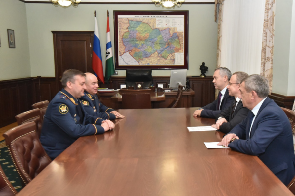 Губернатору официально представили нового начальника ГУФСИН по Новосибирской области