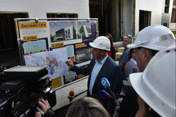 Губернатор Андрей Травников: В Октябрьском районе Новосибирска создан и развивается спортивный кластер