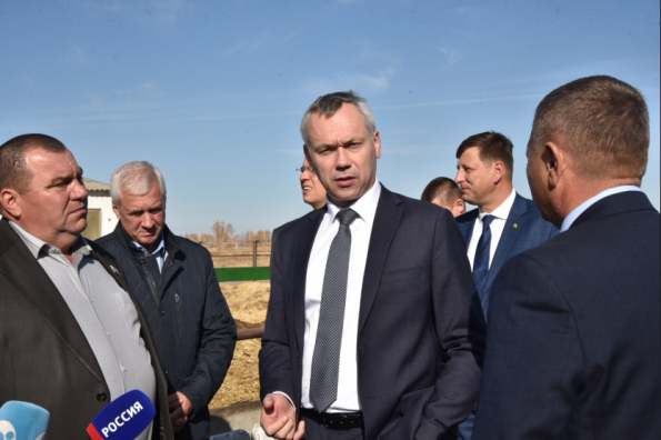 Губернатор Андрей Травников обсудил с аграриями Баганского района повышение эффективности мер господдержки сельхозпроизводителей