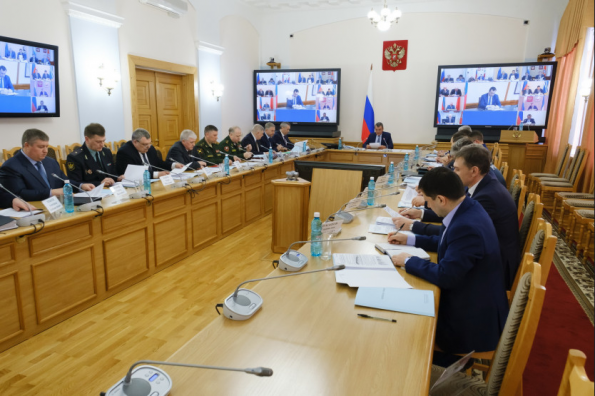 Губернатор Андрей Травников принял участие в расширенном заседании Коллегии по вопросам правоохранительной деятельности, обороны и безопасности