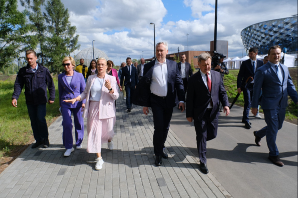 Губернатор о парке «Арена»: За историю Новосибирска проекта благоустройства подобного масштаба не было