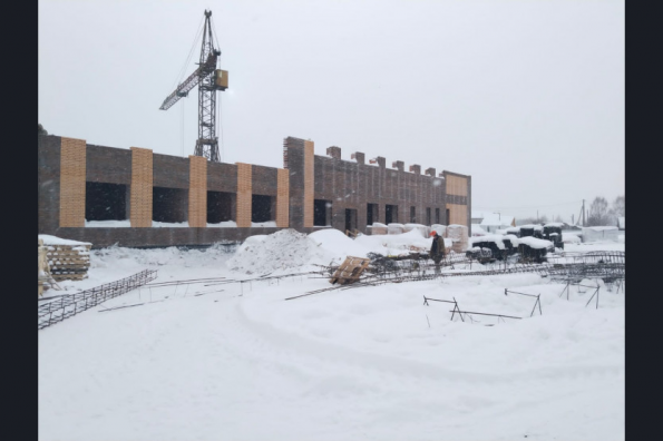 Новую школу для 220 учеников построят в селе Репьево до конца года по областной программе