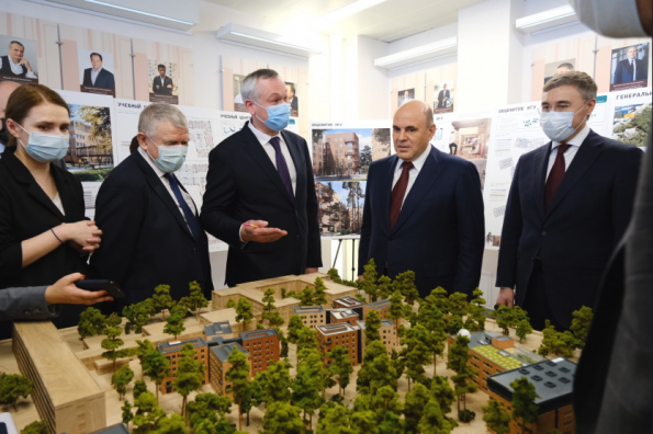 Губернатор представил Премьер-министру РФ проект развития кампуса НГУ