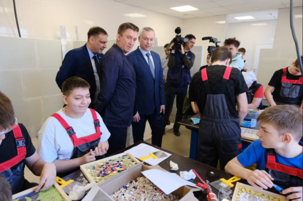 В Ленинском районе Новосибирска открыт Центр политехнического обучения #МастерКласс