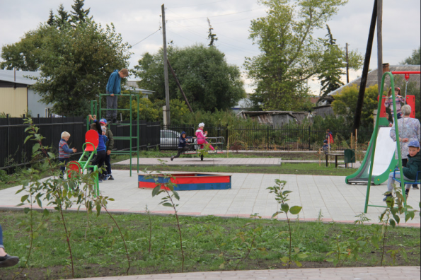 В Венгерово в рамках нацпроекта открылся новый парк