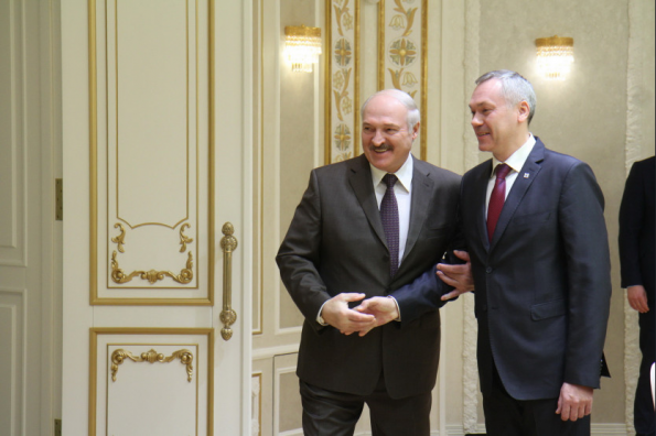Состоялась встреча Губернатора Новосибирской области Андрея Травникова с Президентом Республики Беларусь Александром Лукашенко