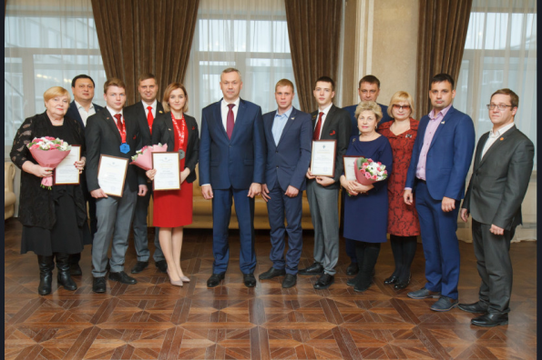 Губернатор поздравил новосибирцев-призёров Чемпионата Европы Euroskills-2018