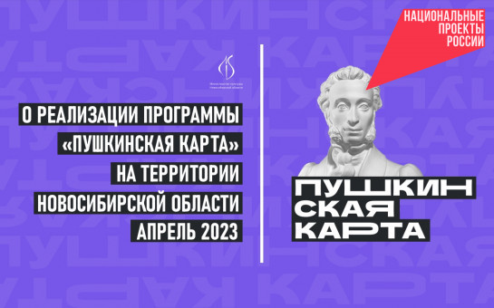 Участниками проекта «Дни «Пушкинской карты» в Новосибирской области» стали более 8200 человек