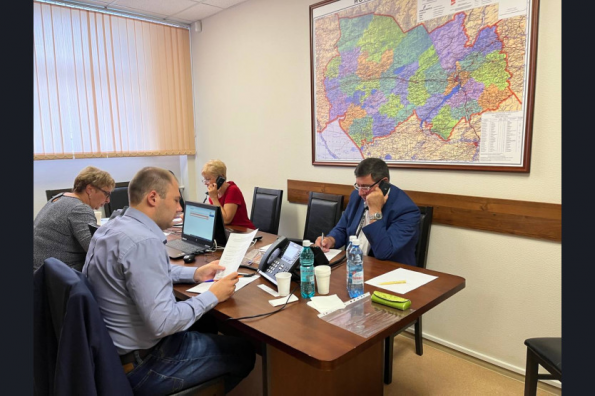 В общественной приемной Губернатора проведена «прямая телефонная линия»