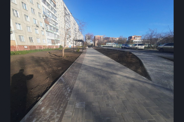 Благоустройство сквера «Радуга» в Новосибирске завершат в октябре