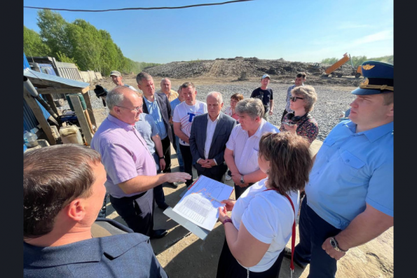 Завершены подготовительные работы: ликвидация свалки в мкр. Пашино идет по нацпроекту с опережением графика