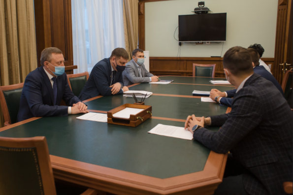 В Правительстве Новосибирской области обсудили сотрудничество с Российским Союзом Молодежи