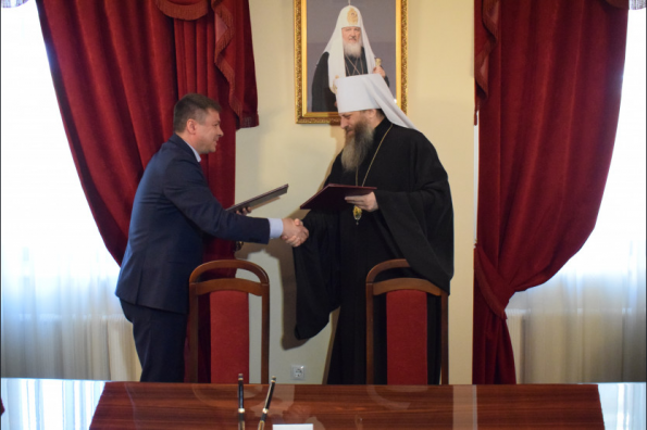 Минспорта региона договорилось о совместных спортивных мероприятиях с Новосибирской епархией РПЦ