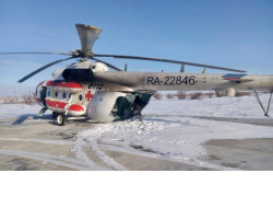 Вертолет санитарной авиации повторно вылетел в Карасук